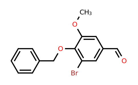 CAS 2556-04-9 | 4-(benzyloxy)-3-bromo-5-methoxybenzaldehyde