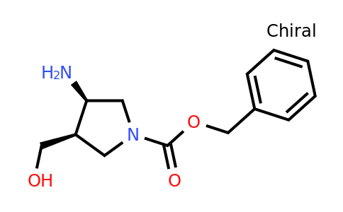 CAS 255823-06-4 | benzyl (3R,4R)-3-amino-4-(hydroxymethyl)pyrrolidine-1-carboxylate