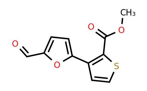 CAS 255828-29-6 | Methyl 3-(5-formylfuran-2-yl)thiophene-2-carboxylate