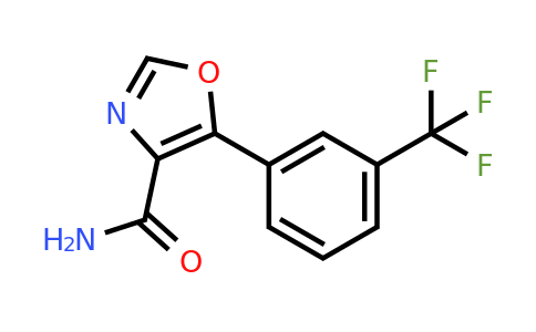 CAS 255876-56-3 | 5-[3-(trifluoromethyl)phenyl]-1,3-oxazole-4-carboxamide