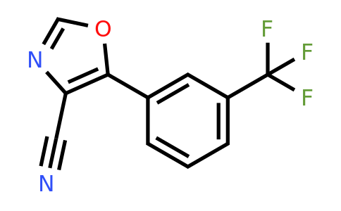 CAS 255876-72-3 | 5-[3-(trifluoromethyl)phenyl]-1,3-oxazole-4-carbonitrile