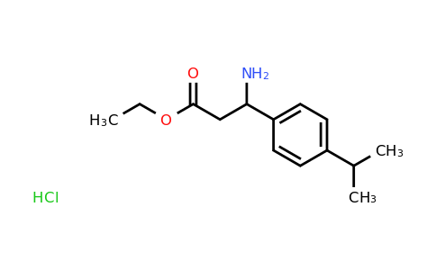 CAS 255881-56-2 | Ethyl 3-amino-3-(4-isopropylphenyl)propanoate hydrochloride