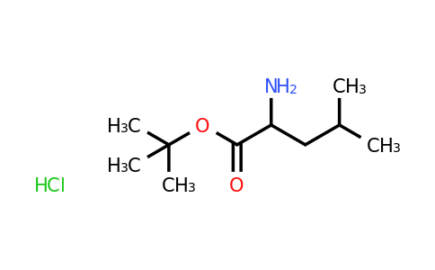CAS 256478-97-4 | tert-butyl 2-amino-4-methylpentanoate hydrochloride