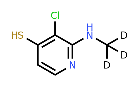 CAS 2568911-04-4 | 3-chloro-2-(trideuteriomethylamino)pyridine-4-thiol