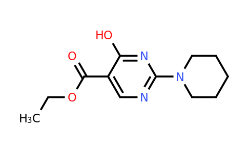CAS 25693-43-0 | Ethyl 4-hydroxy-2-(piperidin-1-yl)pyrimidine-5-carboxylate