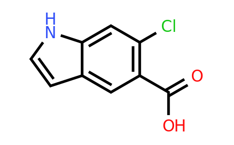 CAS 256935-86-1 | 6-chloro-1H-indole-5-carboxylic acid