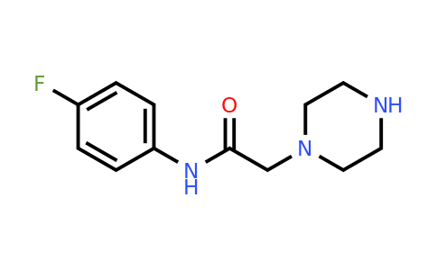 CAS 256943-82-5 | N-(4-fluorophenyl)-2-(piperazin-1-yl)acetamide