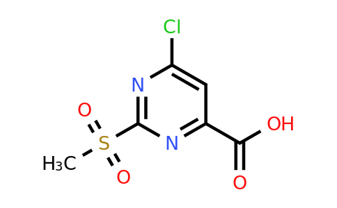 CAS 25742-27-2 | 6-chloro-2-methylsulfonyl-pyrimidine-4-carboxylic acid