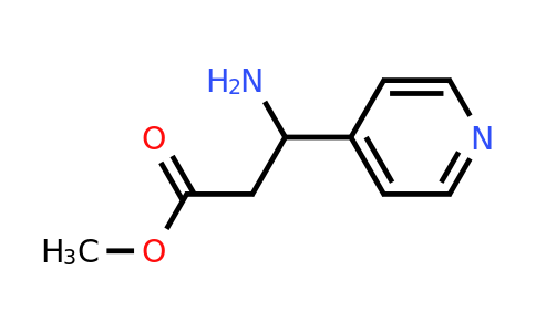 CAS 257635-47-5 | methyl 3-amino-3-(pyridin-4-yl)propanoate