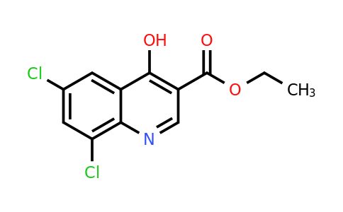 CAS 25771-89-5 | Ethyl 6,8-dichloro-4-hydroxyquinoline-3-carboxylate
