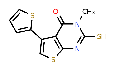 CAS 257870-39-6 | 3-methyl-2-sulfanyl-5-(thiophen-2-yl)-3H,4H-thieno[2,3-d]pyrimidin-4-one