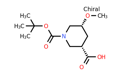 CAS 2580093-37-2 | (3S,5R)-1-tert-butoxycarbonyl-5-methoxy-piperidine-3-carboxylic acid