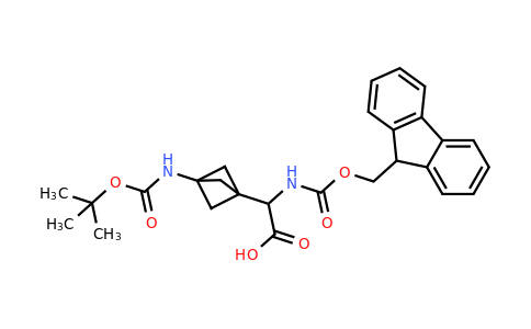 CAS 2580183-24-8 | 2-[3-(tert-butoxycarbonylamino)-1-bicyclo[1.1.1]pentanyl]-2-(9H-fluoren-9-ylmethoxycarbonylamino)acetic acid