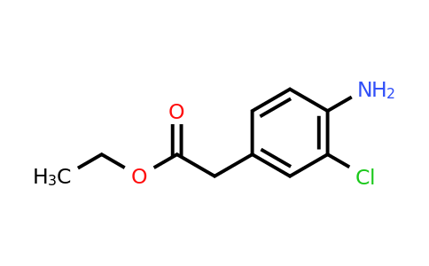 CAS 25814-07-7 | Ethyl 2-(4-amino-3-chlorophenyl)acetate