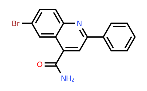 CAS 258264-89-0 | 6-Bromo-2-phenylquinoline-4-carboxamide