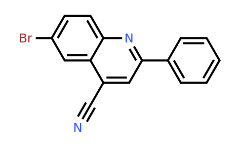 CAS 258264-90-3 | 6-Bromo-2-phenylquinoline-4-carbonitrile