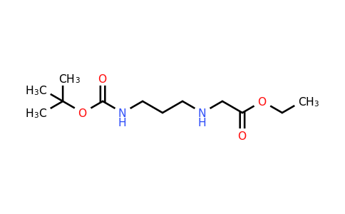 CAS 258332-57-9 | Ethyl 2-((3-((tert-butoxycarbonyl)amino)propyl)amino)acetate