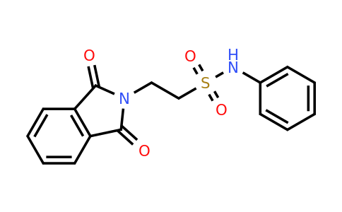 CAS 25840-58-8 | 2-(1,3-Dioxoisoindolin-2-yl)-N-phenylethanesulfonamide