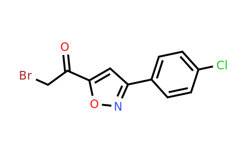 CAS 258506-49-9 | 2-Bromo-1-(3-(4-chlorophenyl)isoxazol-5-yl)ethanone