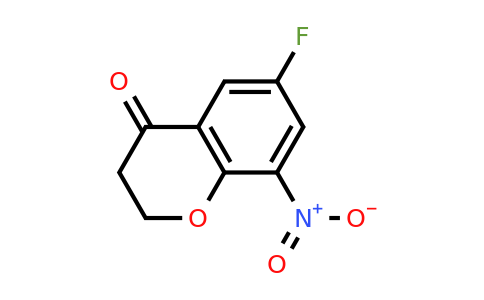 CAS 258528-35-7 | 6-fluoro-8-nitro-3,4-dihydro-2H-1-benzopyran-4-one