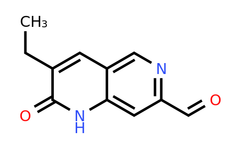 CAS 2589531-35-9 | 3-ethyl-2-oxo-1H-1,6-naphthyridine-7-carbaldehyde