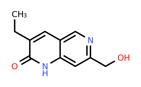 CAS 2589531-38-2 | 3-ethyl-7-(hydroxymethyl)-1H-1,6-naphthyridin-2-one