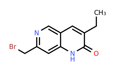 CAS 2589531-41-7 | 7-(bromomethyl)-3-ethyl-1H-1,6-naphthyridin-2-one