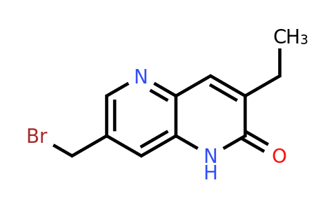 CAS 2589531-82-6 | 7-(bromomethyl)-3-ethyl-1H-1,5-naphthyridin-2-one