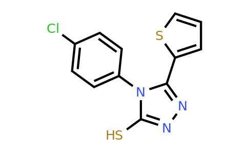 CAS 259154-04-6 | 4-(4-chlorophenyl)-5-(thiophen-2-yl)-4H-1,2,4-triazole-3-thiol