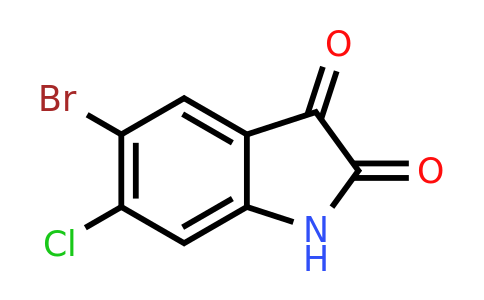 CAS 259667-43-1 | 5-Bromo-6-chloroindoline-2,3-dione