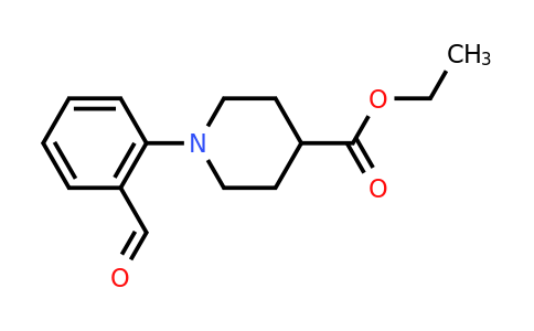 CAS 259683-56-2 | Ethyl 1-(2-formylphenyl)piperidine-4-carboxylate