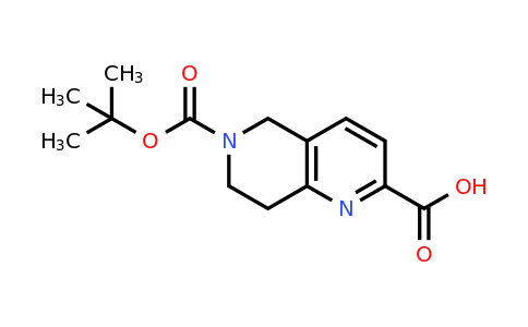 CAS 259809-49-9 | 6-(Tert-butoxycarbonyl)-5,6,7,8-tetrahydro-1,6-naphthyridine-2-carboxylic acid