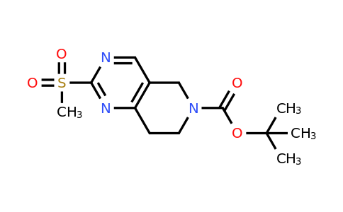 CAS 259809-79-5 | Tert-butyl 7,8-dihydro-2-(methylsulfonyl)pyrido[4,3-D]pyrimidine-6(5H)-carboxylate