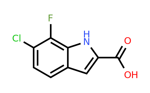 CAS 259860-07-6 | 6-Chloro-7-fluoro-1H-indole-2-carboxylic acid