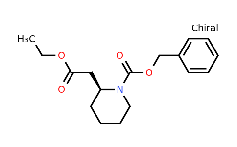 CAS 260057-61-2 | (S)-Benzyl 2-(2-ethoxy-2-oxoethyl)piperidine-1-carboxylate