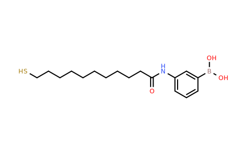 CAS 260248-92-8 | (3-(11-Mercaptoundecanamido)phenyl)boronic acid