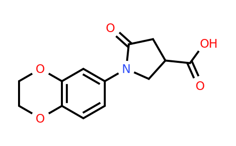CAS 260555-42-8 | 1-(2,3-dihydro-1,4-benzodioxin-6-yl)-5-oxopyrrolidine-3-carboxylic acid