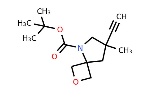CAS 2607831-16-1 | tert-butyl 7-ethynyl-7-methyl-2-oxa-5-azaspiro[3.4]octane-5-carboxylate