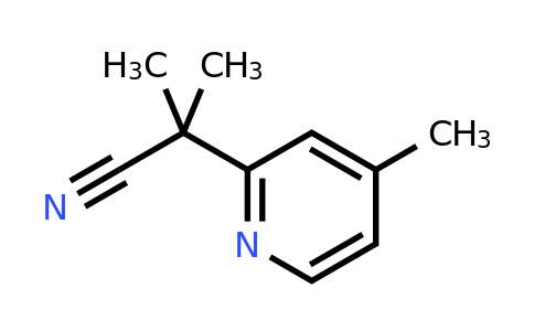 CAS 260981-46-2 | 2-Methyl-2-(4-methylpyridin-2-yl)propanenitrile