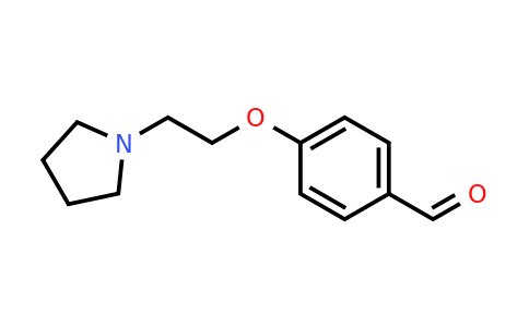4-[2-(Pyrrolidin-1-yl)ethoxy]benzaldehyde
