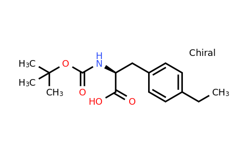 CAS 261380-34-1 | (S)-2-(Tert-butoxycarbonylamino)-3-(4-ethylphenyl)propanoic acid