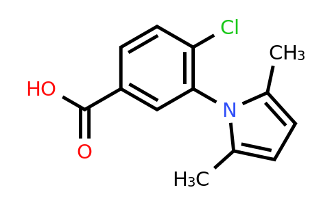 CAS 26165-62-8 | 4-Chloro-3-(2,5-dimethyl-1H-pyrrol-1-yl)benzoic acid