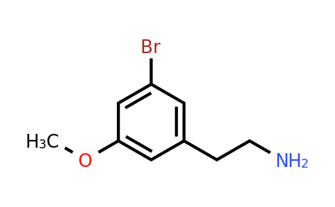 CAS 262450-67-9 | 2-(3-Bromo-5-methoxyphenyl)ethanamine