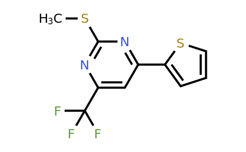 CAS 2627-53-4 | 2-(Methylthio)-4-(thiophen-2-yl)-6-(trifluoromethyl)pyrimidine