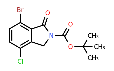 CAS 2628351-94-8 | tert-butyl 7-bromo-4-chloro-1-oxo-isoindoline-2-carboxylate