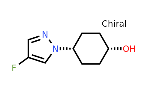 CAS 2629163-53-5 | cis-4-(4-fluoropyrazol-1-yl)cyclohexanol