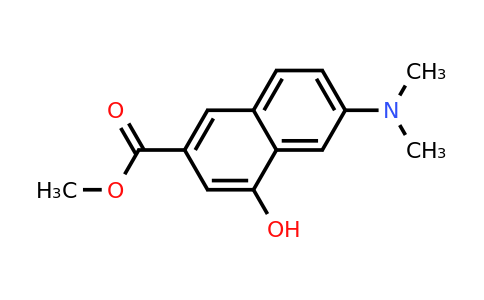 CAS 263026-75-1 | Methyl 6-(dimethylamino)-4-hydroxy-2-naphthoate