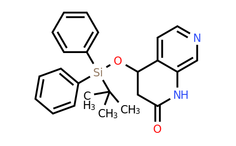 CAS 2634722-42-0 | 4-[tert-butyl(diphenyl)silyl]oxy-3,4-dihydro-1H-1,7-naphthyridin-2-one