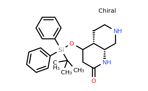 CAS 2634722-47-5 | (4aR,8aR)-4-[tert-butyl(diphenyl)silyl]oxy-3,4,4a,5,6,7,8,8a-octahydro-1H-1,7-naphthyridin-2-one