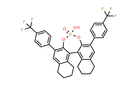 CAS 2635339-84-1 | (11bS)-4-Hydroxy-2,6-bis(4-(trifluoromethyl)phenyl)-8,9,10,11,12,13,14,15-octahydrodinaphtho[2,1-d:1',2'-f][1,3,2]dioxaphosphepine 4-oxide